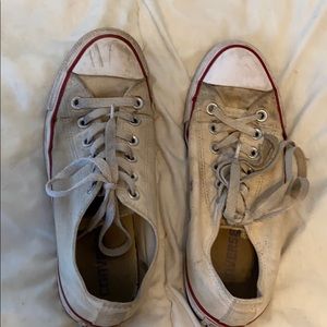 White Converse size 7.5